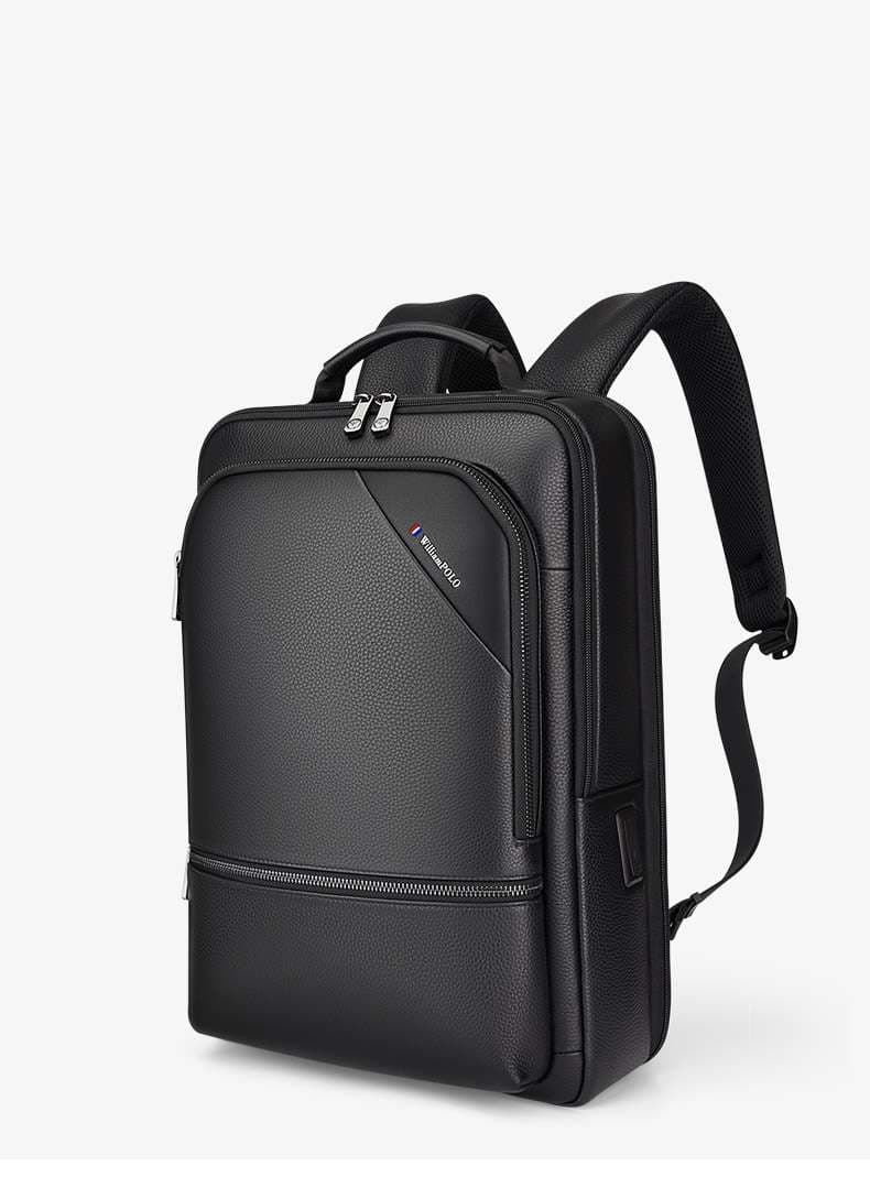 パソコンリュック モダンパソコンレザーバックパック