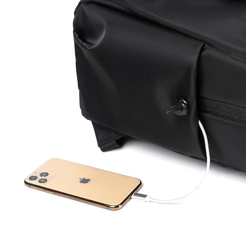 スマート充電ポート付きモダンパソコンリュック