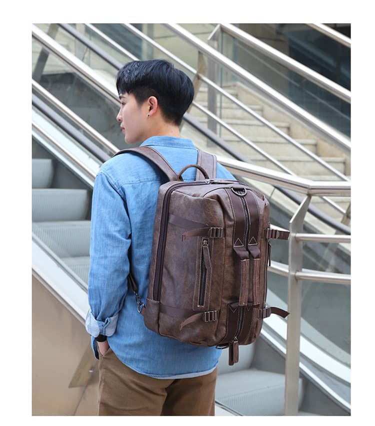 パソコンリュック プレミアムレザーパソコンバックパック