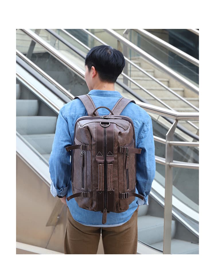 パソコンリュック プレミアムレザーパソコンバックパック