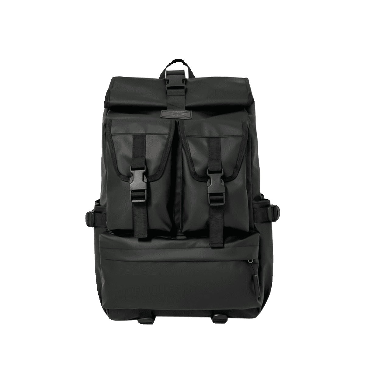 多機能ロールトップ防水パソコンリュック