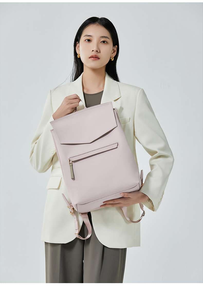 パソコンリュック 洗練シンプルフラップリュック