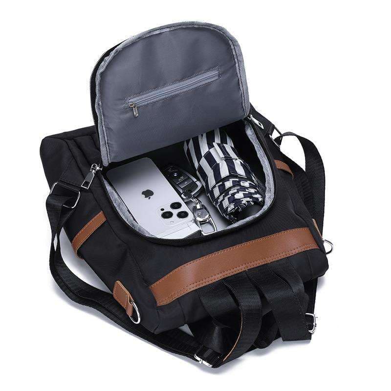 パソコンリュック 多機能ポケット付きレディースバックパック