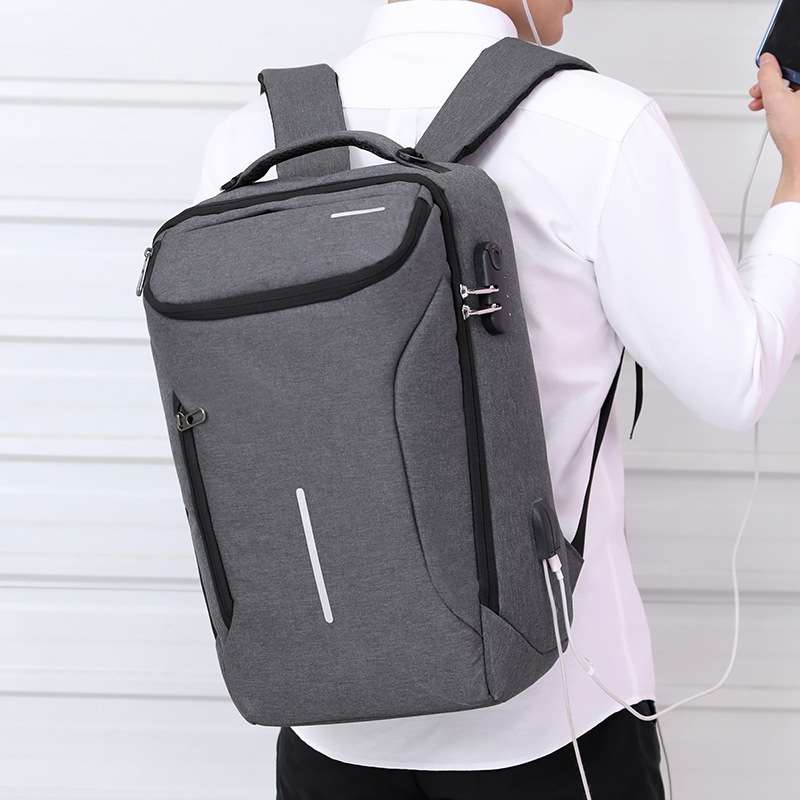 パソコンリュック 多機能USB充電ポート付きパソコンバックパック