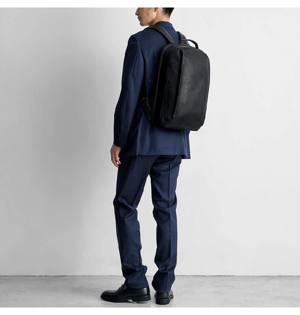 高級牛革パソコンリュックバッグ