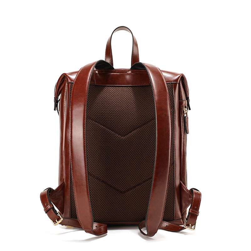 上質レザーパソコンリュックサック