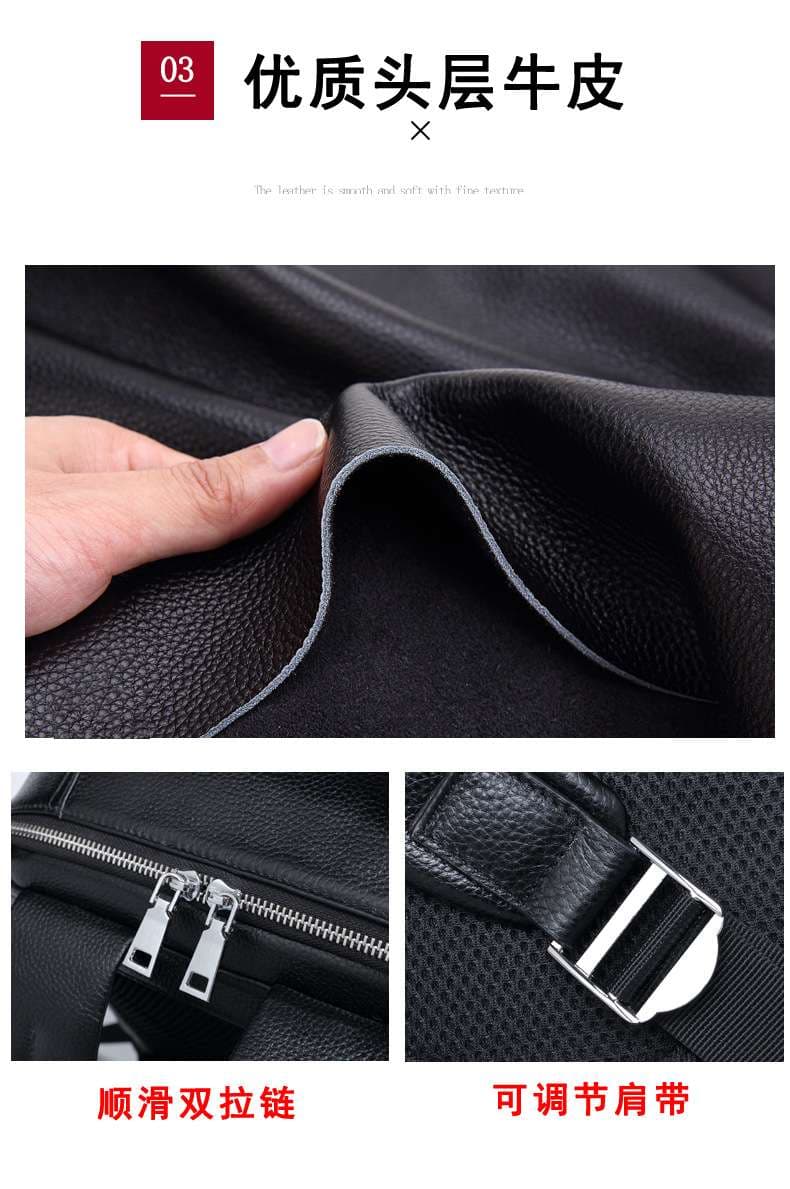 パソコンリュック プレミアムレザーパソコンバックパック