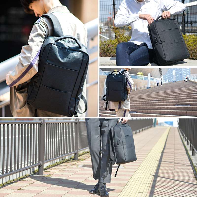 パソコンリュック パソコンパーソン向け多機能リュック