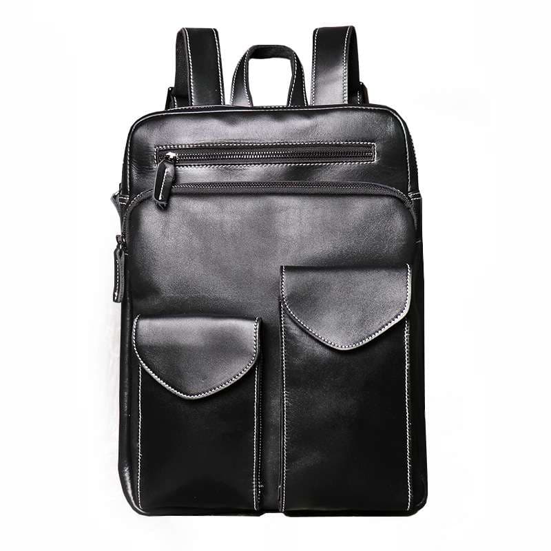 パソコンリュック モダンパソコンレザーバックパック