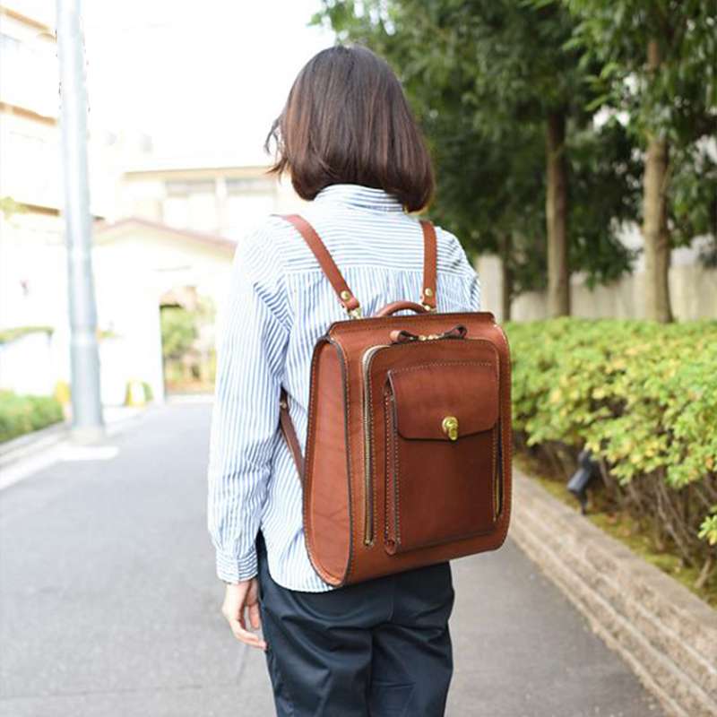 上質レザーパソコンリュック