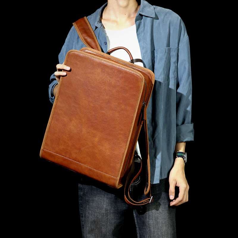 高級本革パソコンリュックサック