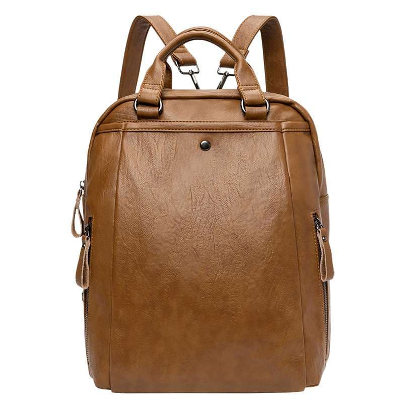 多機能レザー調パソコンリュック